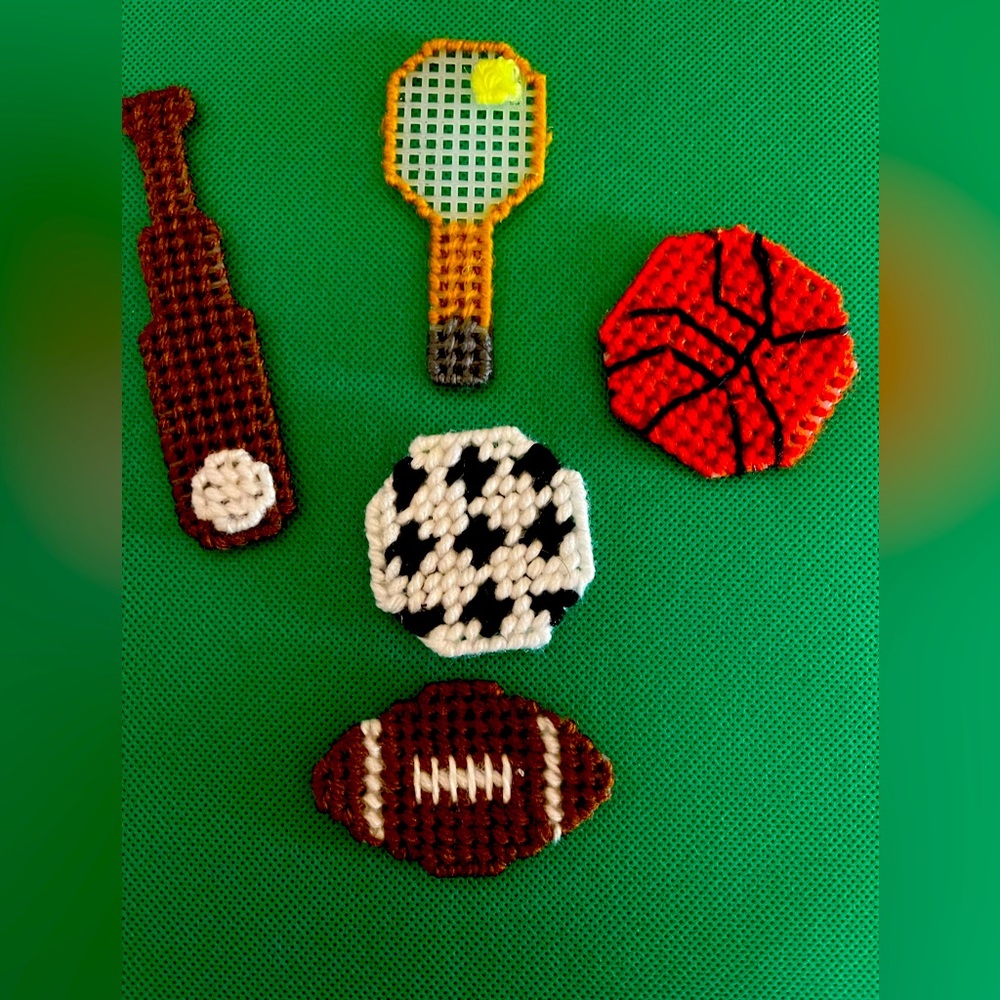 Sports magnets for refrigerator or school/gym locker for students
